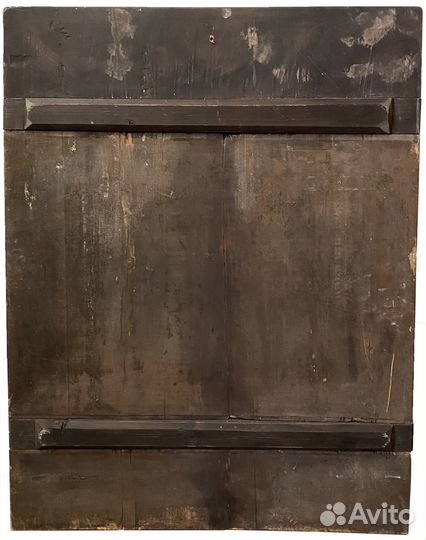 Икона старинная храмовая Феодосий 19 век