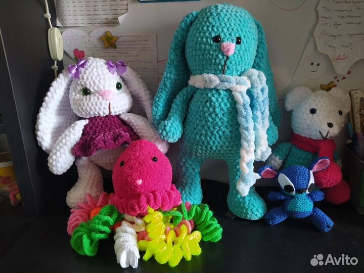 Мягкие игрушки вязаные