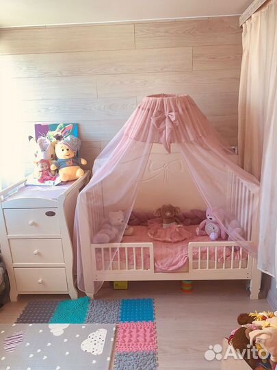 Кровать комод матрас