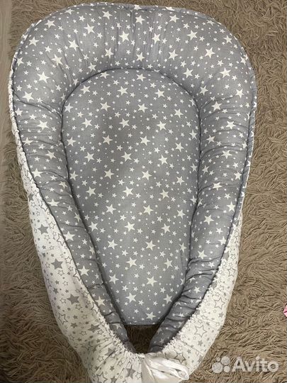 Кокон для новорожденных с чехлом