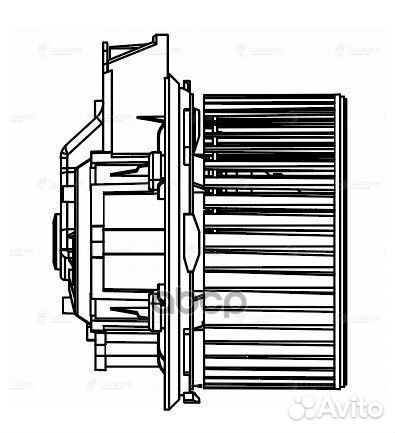 Электровентилятор отопителя LFh 1095 luzar