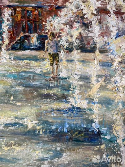Картина маслом на холсте большая