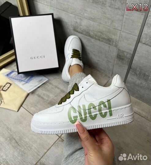 Кроссовки Nike Air force gucci