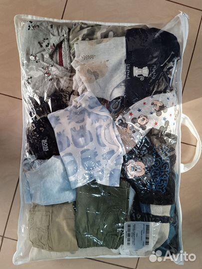 Вещи на мальчика пакетом 56-68
