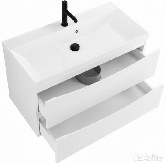 Мебель для ванной BelBagno Marino 80-BB800/450-LV-MR-AST Bianco Lucido