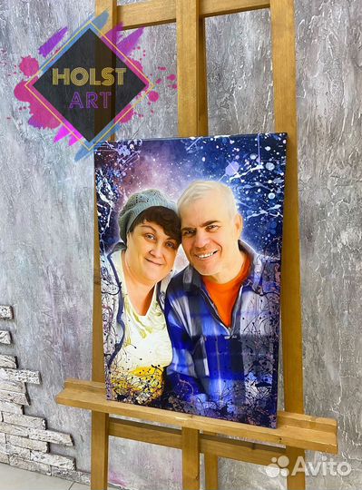 Портрет на холсте по фото