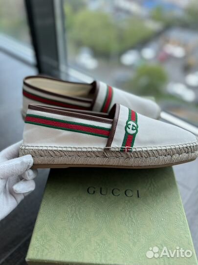 Эспадрильи gucci оригинал