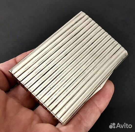 Портсигар антик очень редкий серебро 20е годы Герм