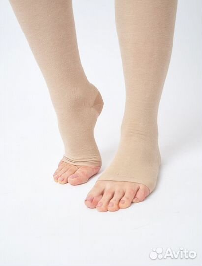 Чулки компрессионные, 1 класс компрессии, 2 шт