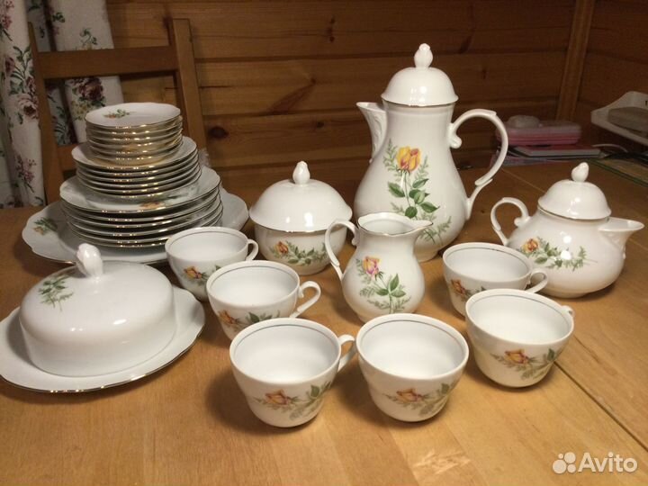 Чайный сервиз гдр кахла