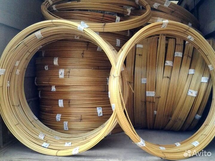 Стеклопластиковая арматура в бухтах по 100 м