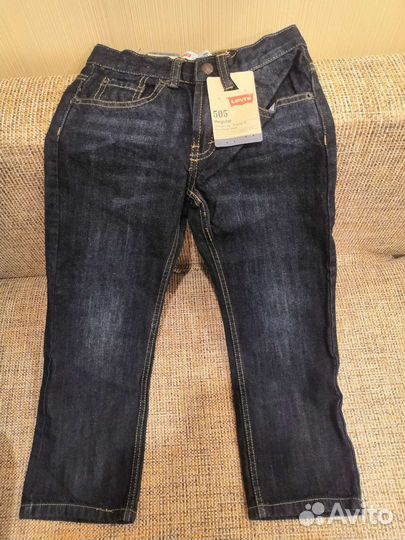 Джинсы levis, размер 7-8 лет