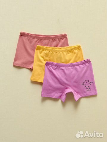 Трусики из оргхлопка 3 шт. (3-4 года)