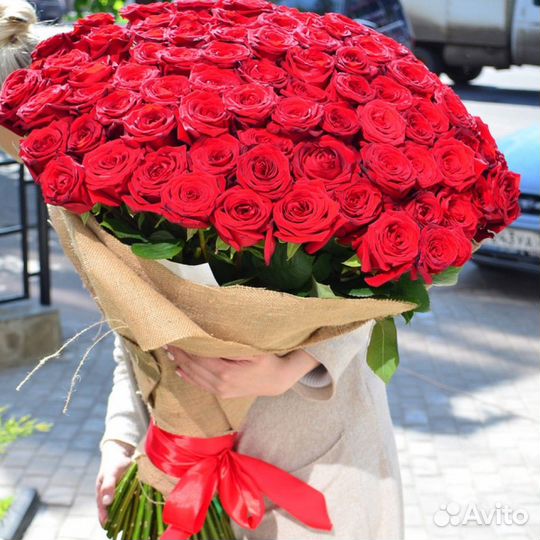Цветы Розы Букет 25 роз Эквадор. Доставка 24/7