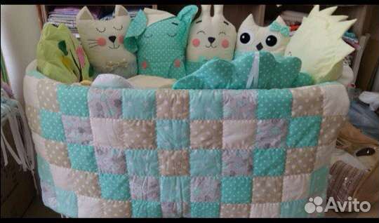 Бортики в детскую кроватку