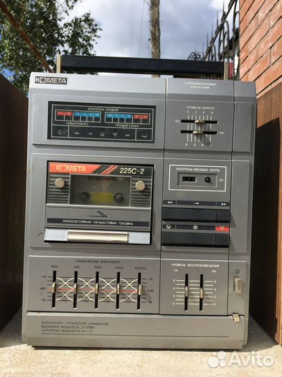 Магнитофон - Комета 225С - 2. С колонками