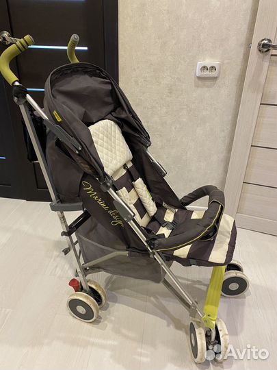 Коляска трость бу happy baby Marine design