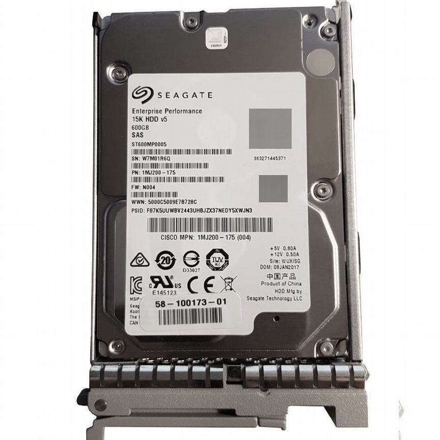 [1MJ200-175] Жесткий Диск Cisco 600gb 12g Sas 2,5" 1mj200-175