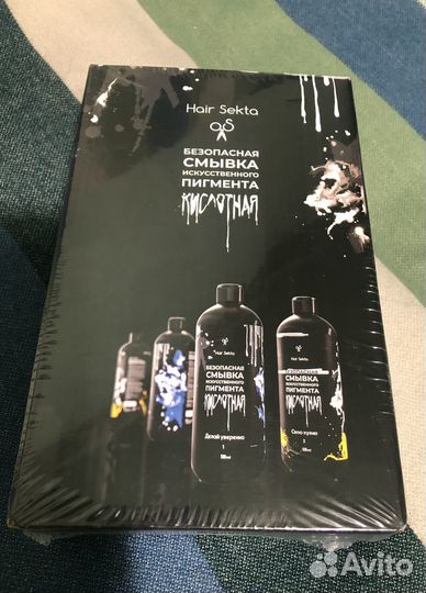 Кислотная смывка hair sekta