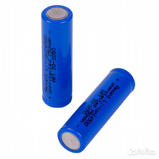 Аккумулятор Li-ion 14500 unprotected 750 mAH 3.7 В