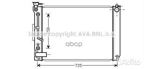 Радиатор системы охлаждения lexus: RX (MHU3, GS