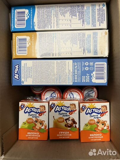 Детское питание агуша