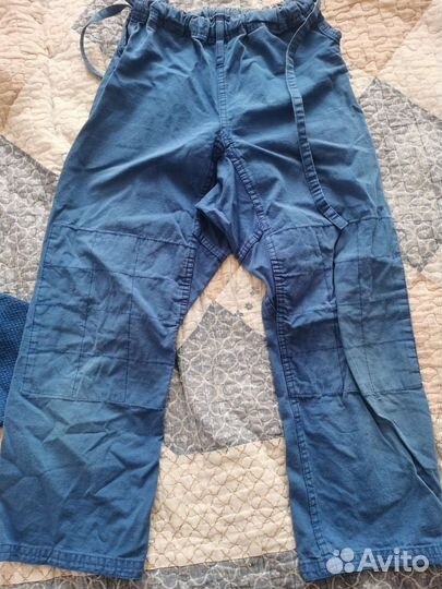 Кимоно синее