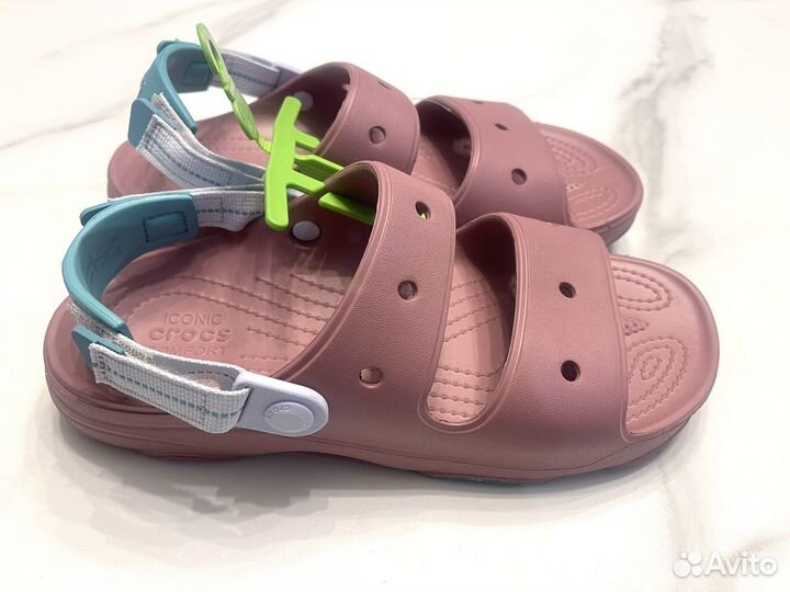 Новые сандалии Crocs J6 размер 38
