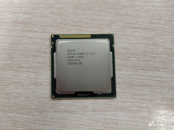 Процессор Intel Xeon E3-1270, s1155 Sandy Bridge