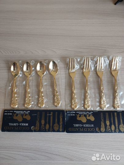 Ложки и вилки десертные новые