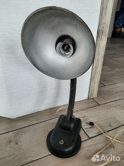 Лампа настольная карболитовая СССР нквд