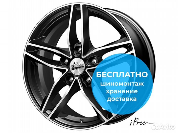 R16 5x114,3 6,5J ET50 D66,1 iFree Moskva Блэк-Джек