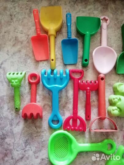 Цена за 44 шт. Игрушки для Песочницы