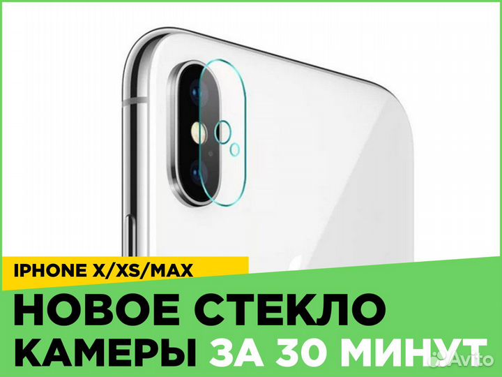 Стекло камеры iPhone X и XS Max