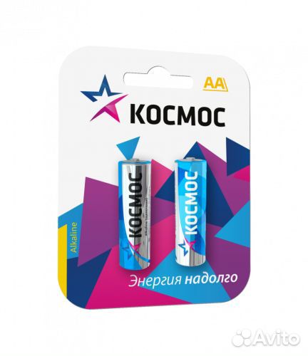 Батарея Космос LR6(AA) 2 шт