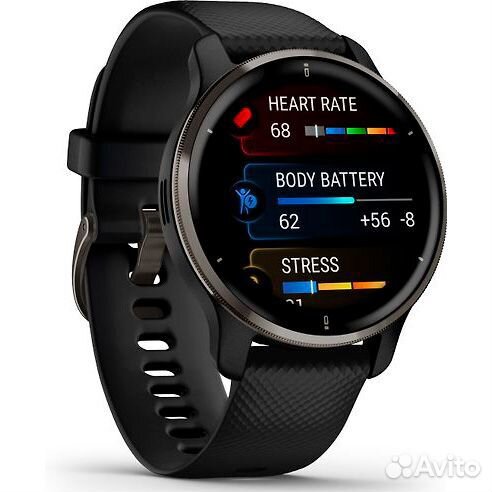 Умные часы Garmin Venu 2 Plus, черный 010-02496-11