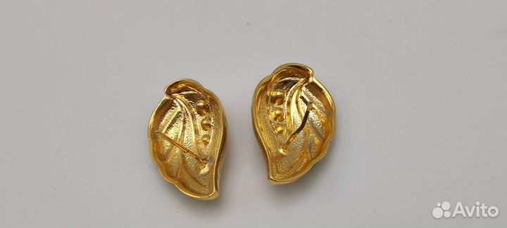 Серьги винтажные №27 963 Размер на фото и состояни