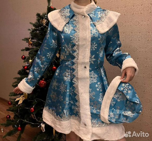 Костюм снегурочки новый