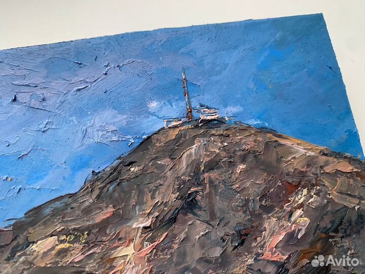 Картина гора Машук Пятигорск 9*13 см