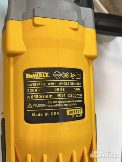 Ушм Болгарка DeWalt 230