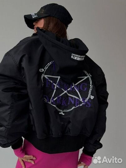 Бомбер Vetements TFD пинтограмма