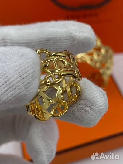 Кольцо эрмес hermes