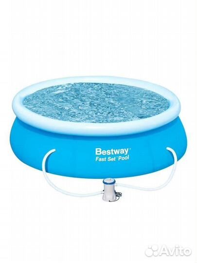 Бассейн Bestway Fast Set. 305x76. С насосом. Новый