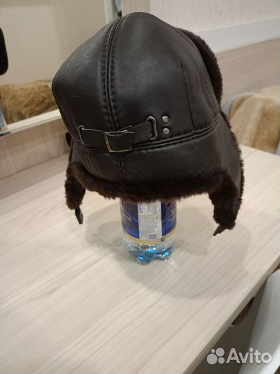 Мужская зимняя шапка ушанка меховая