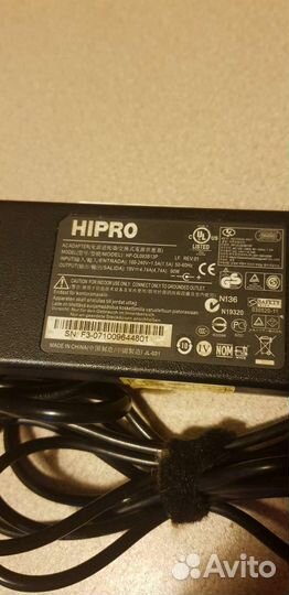 Блок питания для ноутбука acer 19v