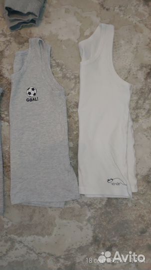 Вещи пакетом для мальчиков р.116 до 122