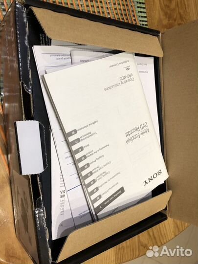 DVD рекордер sony VRD-MC6 оцифровка видео на диск