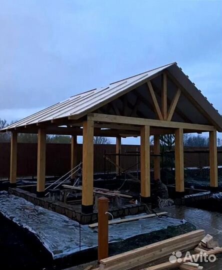 Беседка из дерева