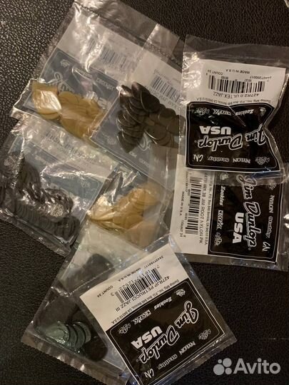 Медиаторы Dunlop Nylon/Tortex/Ultex Любые Оригинал