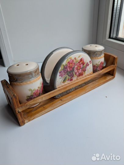 Набор для специй керамика